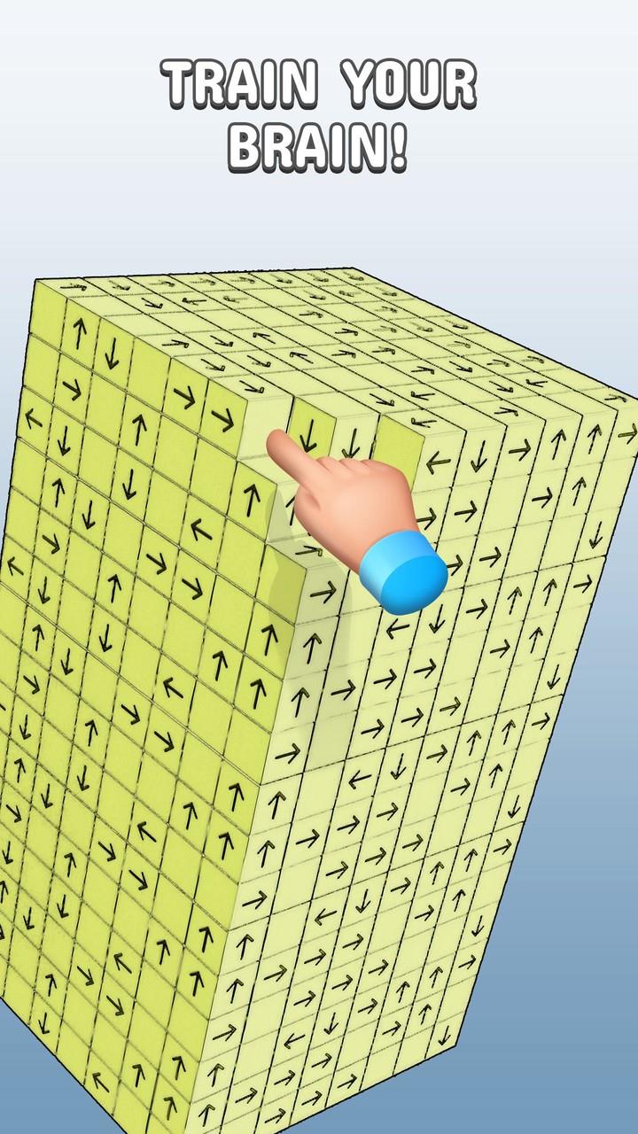 Tap to Unblock 3d Cube Away Capture d'écran 3