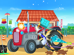 Truck wash games for boys स्क्रीनशॉट 1