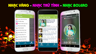 Nhạc Vàng Nhạc Trữ Tình Bolero Captura de tela 1