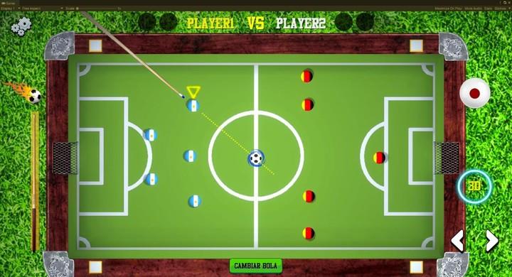 FOOTPOO L: Pool & Football Screenshot 2