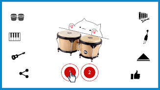 Bongo Cat Musical Instruments Capture d'écran 2