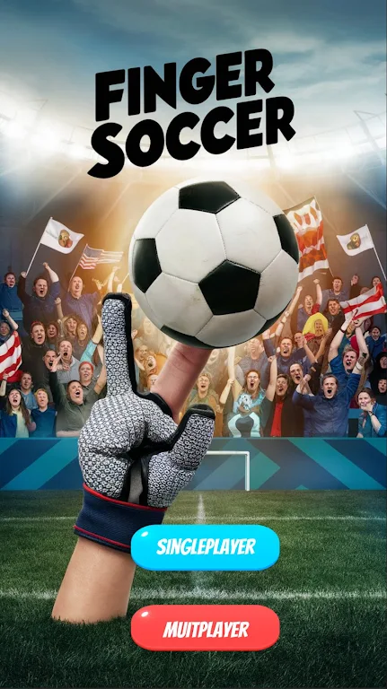 Finger Soccer Mutiplayer 1 Captura de pantalla 1