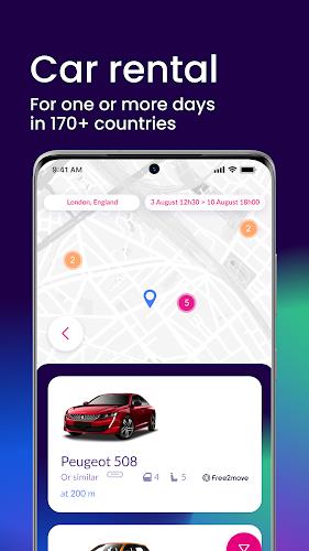 Free2move: car sharing & rent Captura de pantalla 3