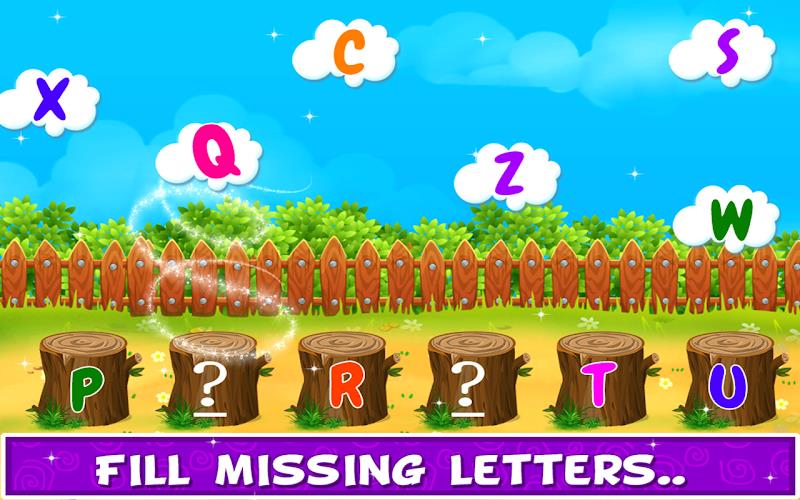 Kids Letters Learning Game Captura de pantalla 3