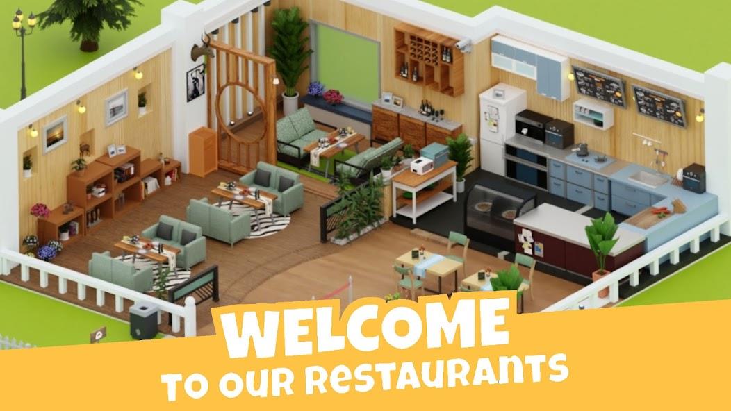 Restaurant Story: Decor & Cook Mod スクリーンショット 1