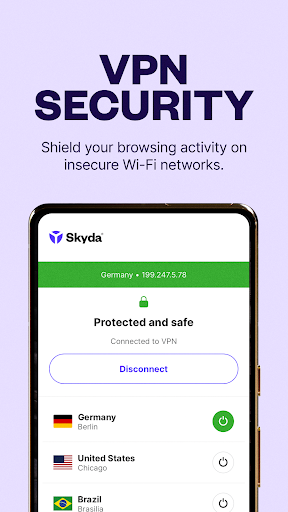 Skyda - Chats & VPN Captura de pantalla 4