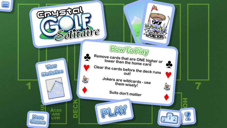 Crystal Golf Solitaire应用截图第2张