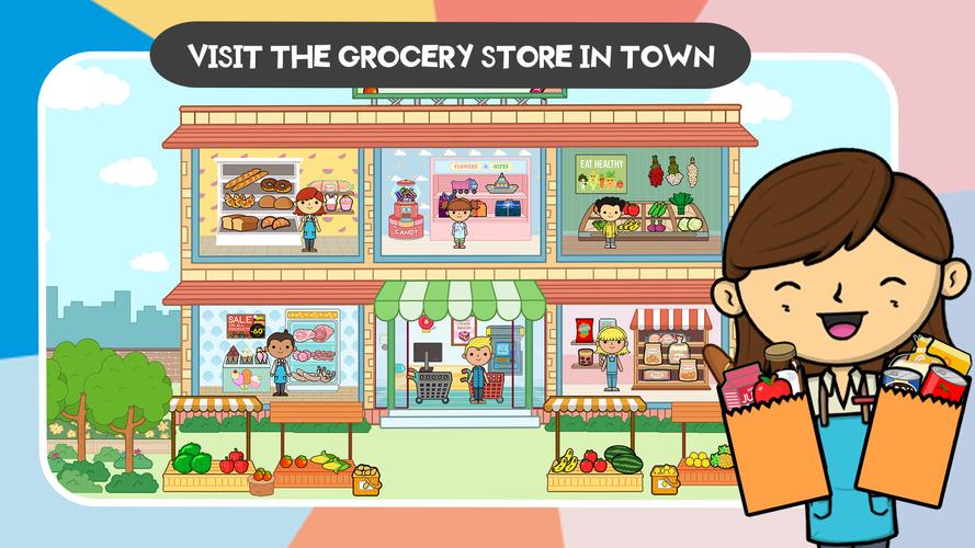 Lila's World: Grocery Store Screenshot 2