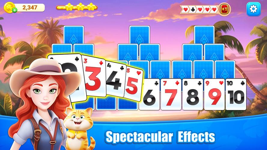 Cooking Solitaire TriPeaks應用截圖第2張