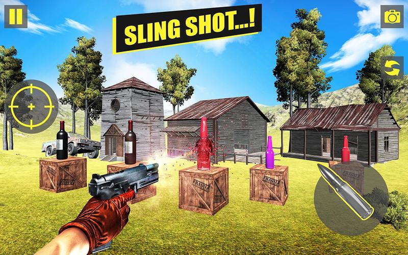 Real 3D Bottle Shooting Game應用截圖第1張