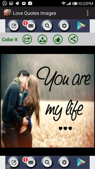 Romantic Love Quotes & Images 스크린샷 3