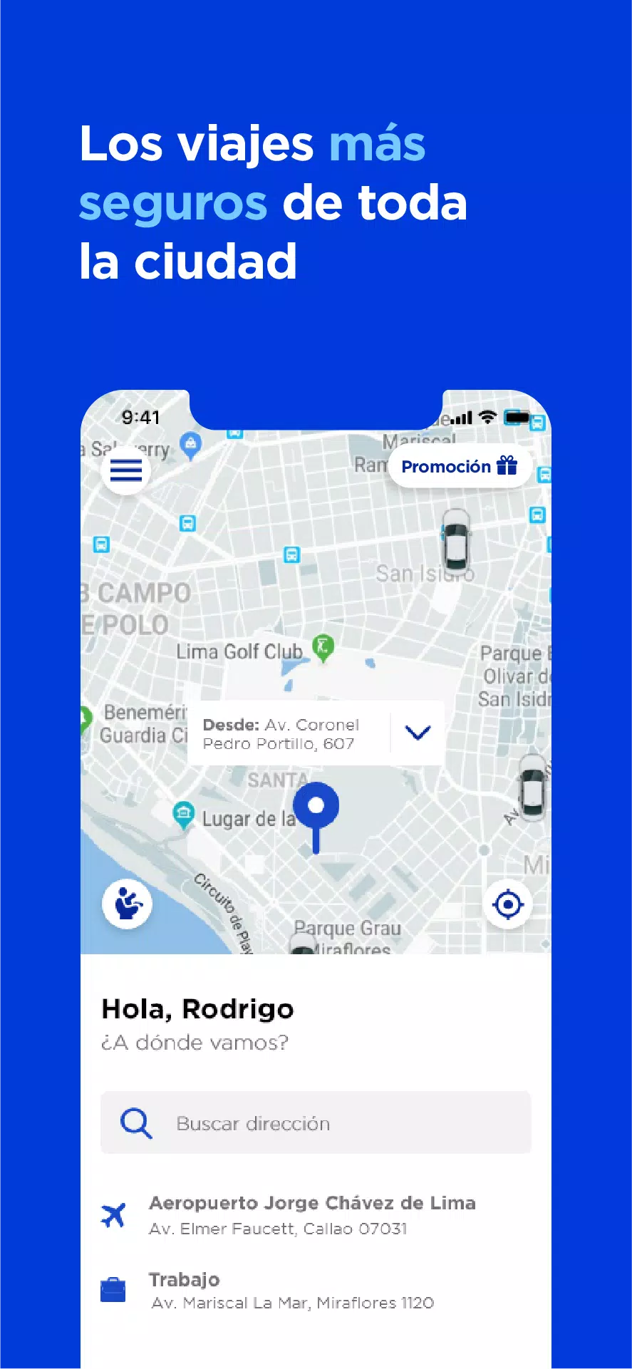 Directo, un app de taxi Capture d’écran 2