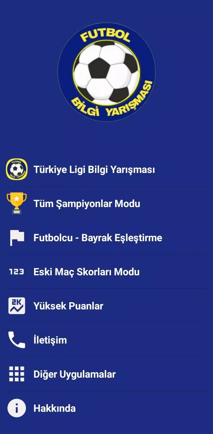 Türkiye Süper Ligi Bilgi Oyunu Captura de pantalla 1