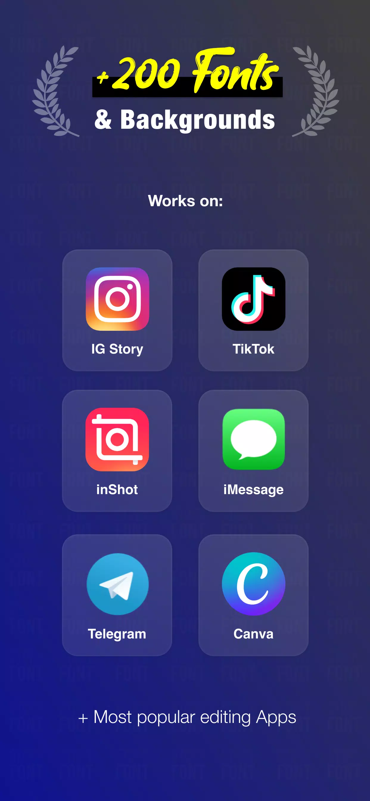 StoryFont for Instagram Story應用截圖第2張