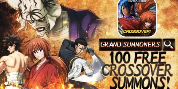 Grand Summoners dévoile l'événement de crossover Rurouni Kenshin