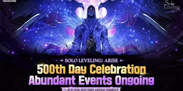 Solo Leveling: Arise Marks 500 Days with Events & Rewards