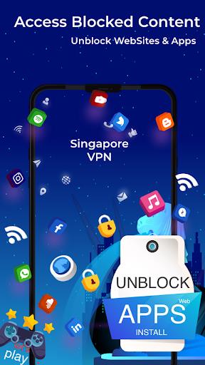 Singapore VPN - Free, Fast & Secure スクリーンショット 4