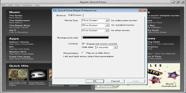 QuickTime Captura de tela 2