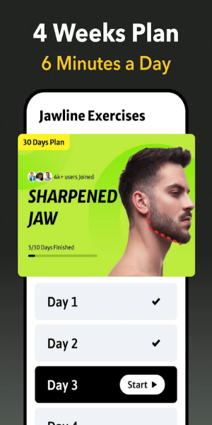 Jawline Exercises - Face Yoga應用截圖第1張