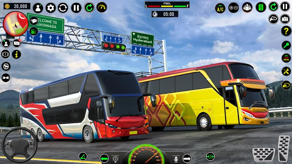 US Luxury Bus Driving Game 3D Скриншот 4