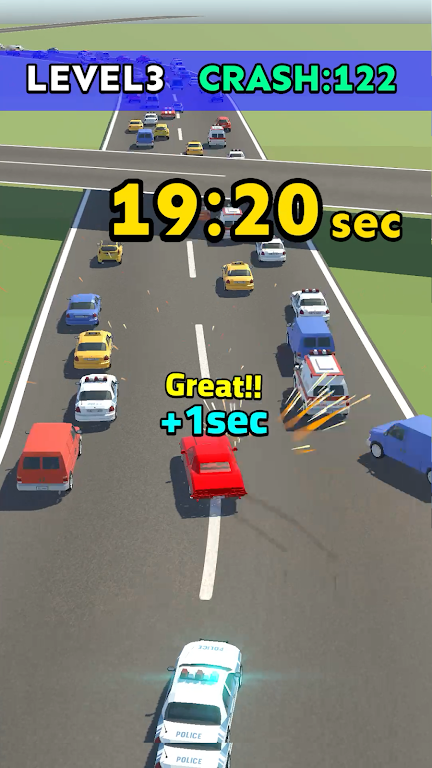 Car Chase And Crash Run Скриншот 4