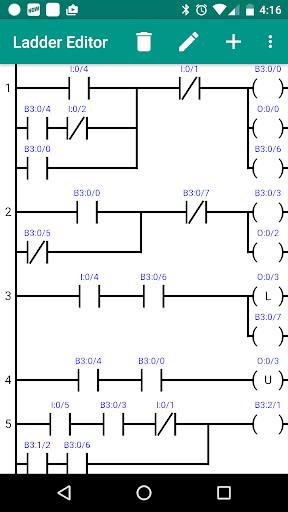 PLC Ladder Simulator 스크린샷 1