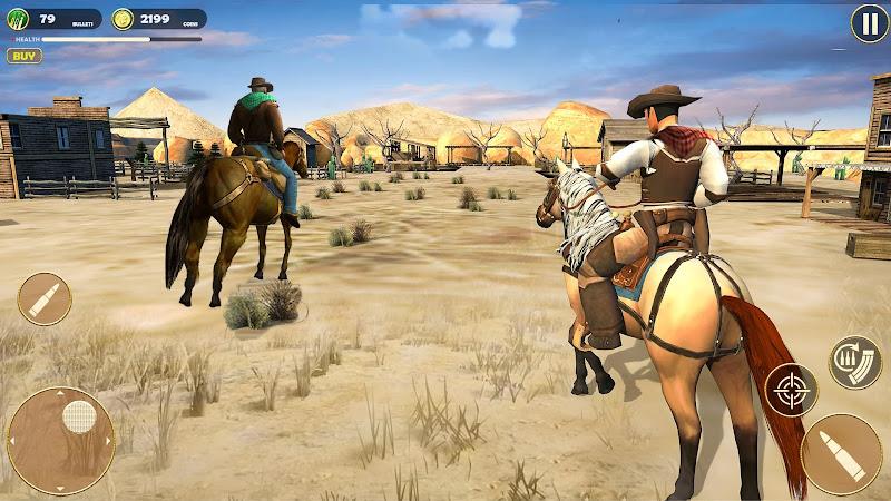 West Cowboy Game : Horse Game Captura de tela 3