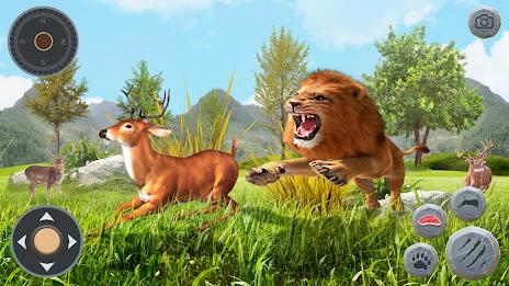 Lion Simulator Wild Animal 3D应用截图第1张