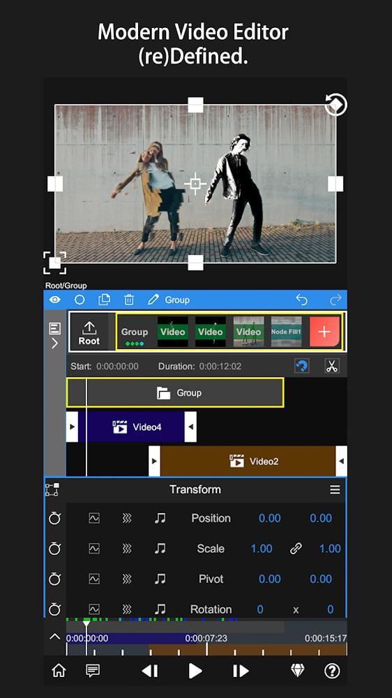 Node Video - Pro Video Editor Captura de tela 2