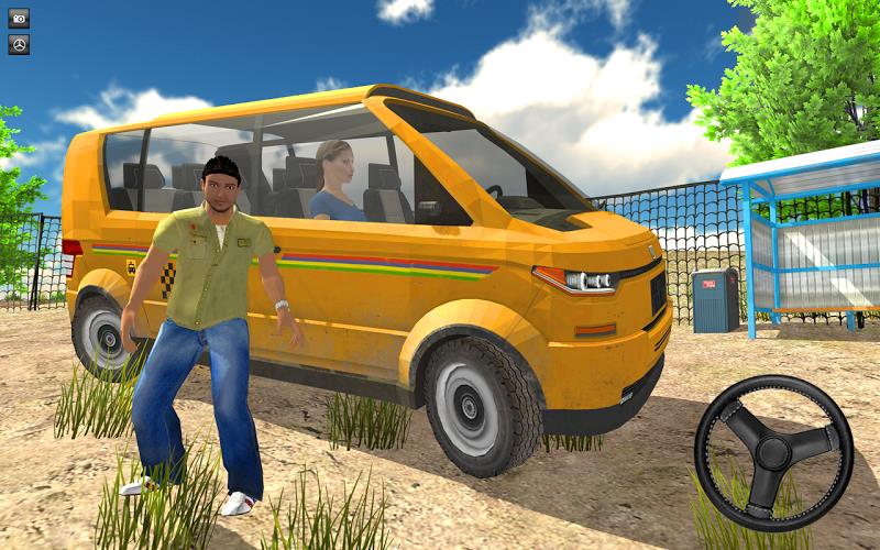 Offroad Mountain Car Simulator: Taxi Driving 2021 Captura de tela 2