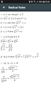 Math Formulas Algebra Capture d'écran 3