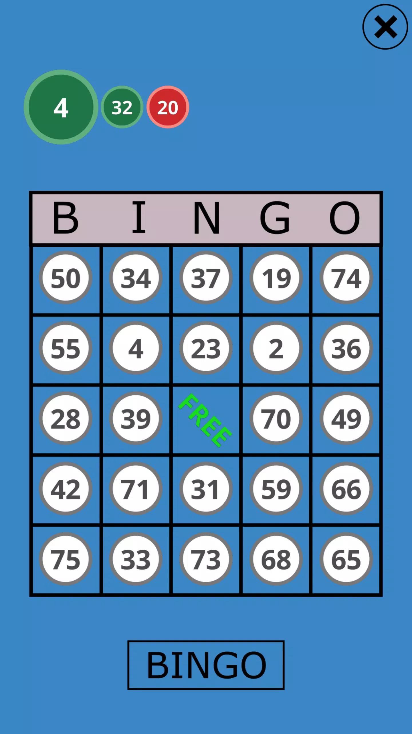 Classic Bingo Touch Captura de pantalla 1