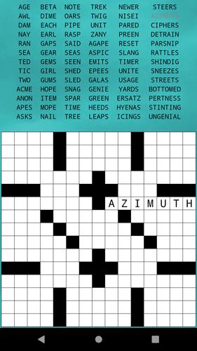 Drag-n-Drop Crossword Fill-Ins Captura de tela 3