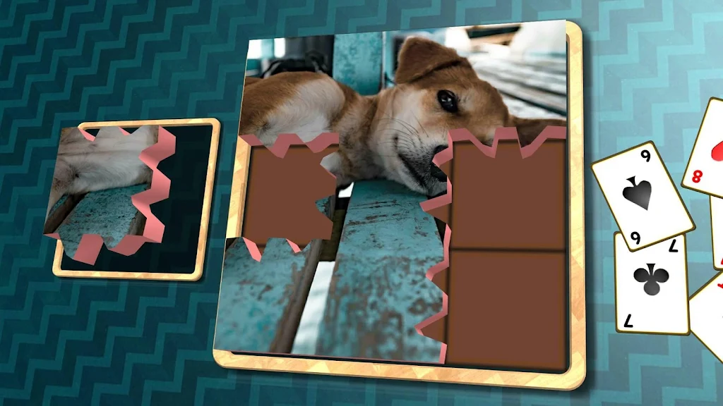 Jigsaw Solitaire - Dogs Capture d’écran 1
