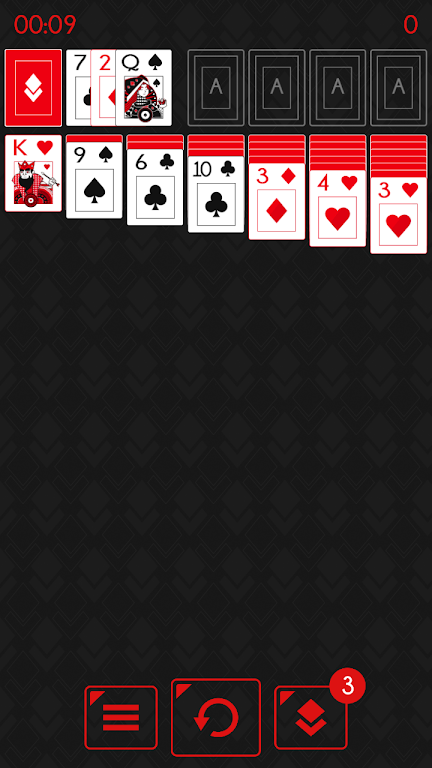Solitaire - Klondike Redstone 스크린샷 2