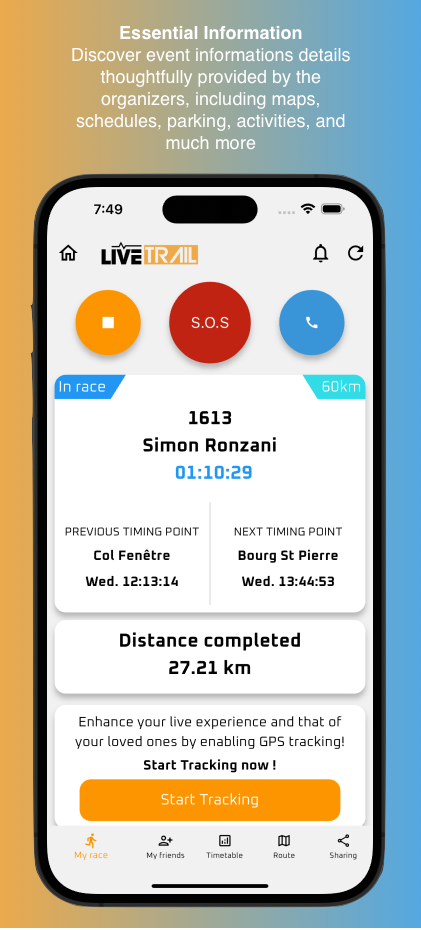 LiveTrail應用截圖第2張