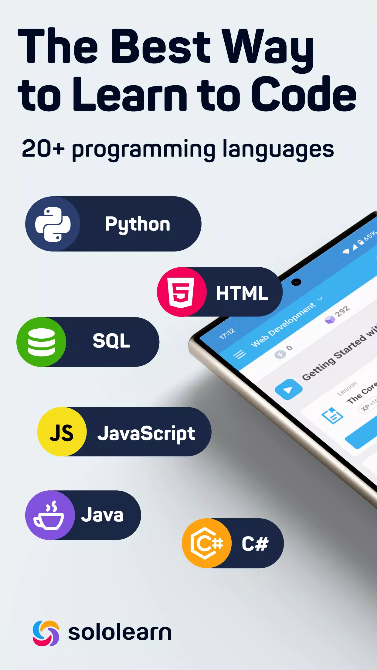 Sololearn: AI & Code Learning Captura de pantalla 1