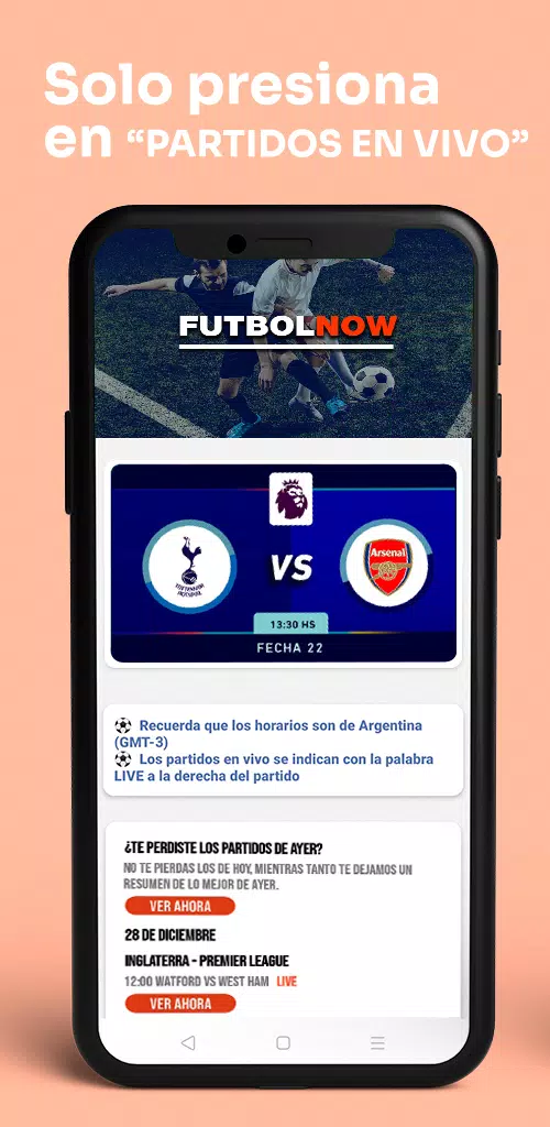 Futbol Now Captura de tela 4