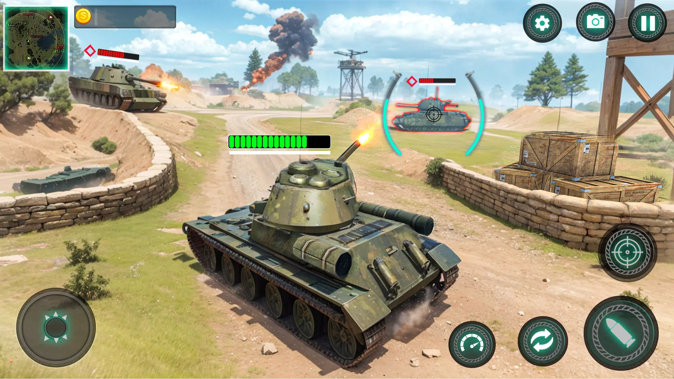 Military Tank War Machine Sim应用截图第3张