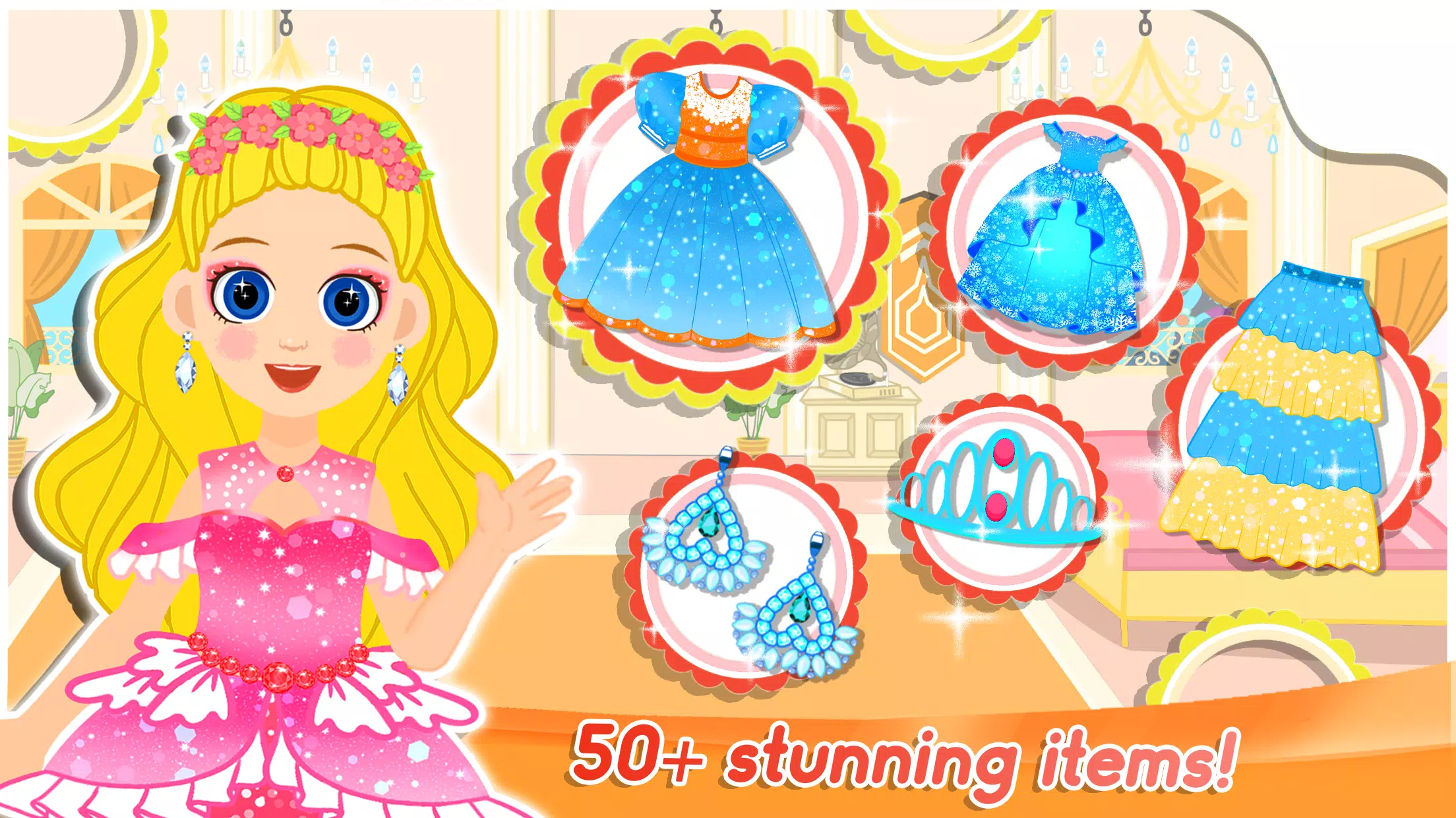 Princess Makeup Dress Makeover Capture d’écran 1