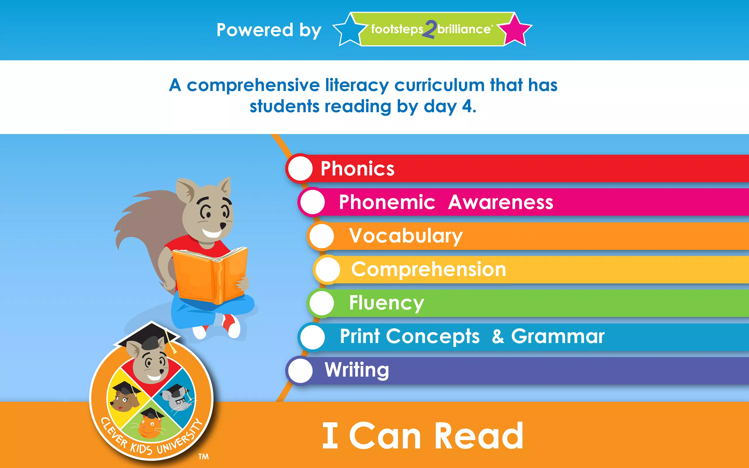 Clever Kids U: I Can Read Screenshot 1