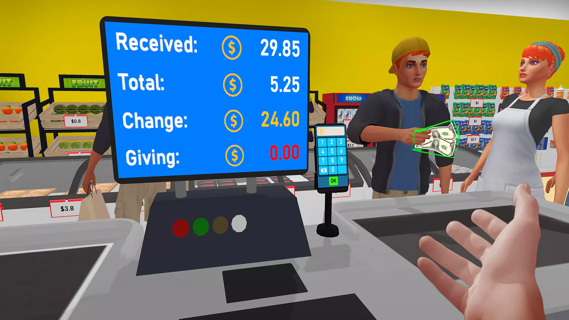 Supermarket 3D Simulation Game स्क्रीनशॉट 4