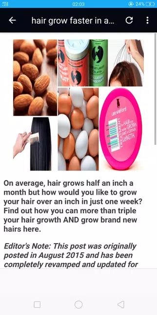 How to grow hair faster應用截圖第1張