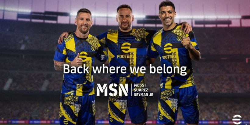 Messi, Suárez, Neymar Jr. Reunite in eFootball