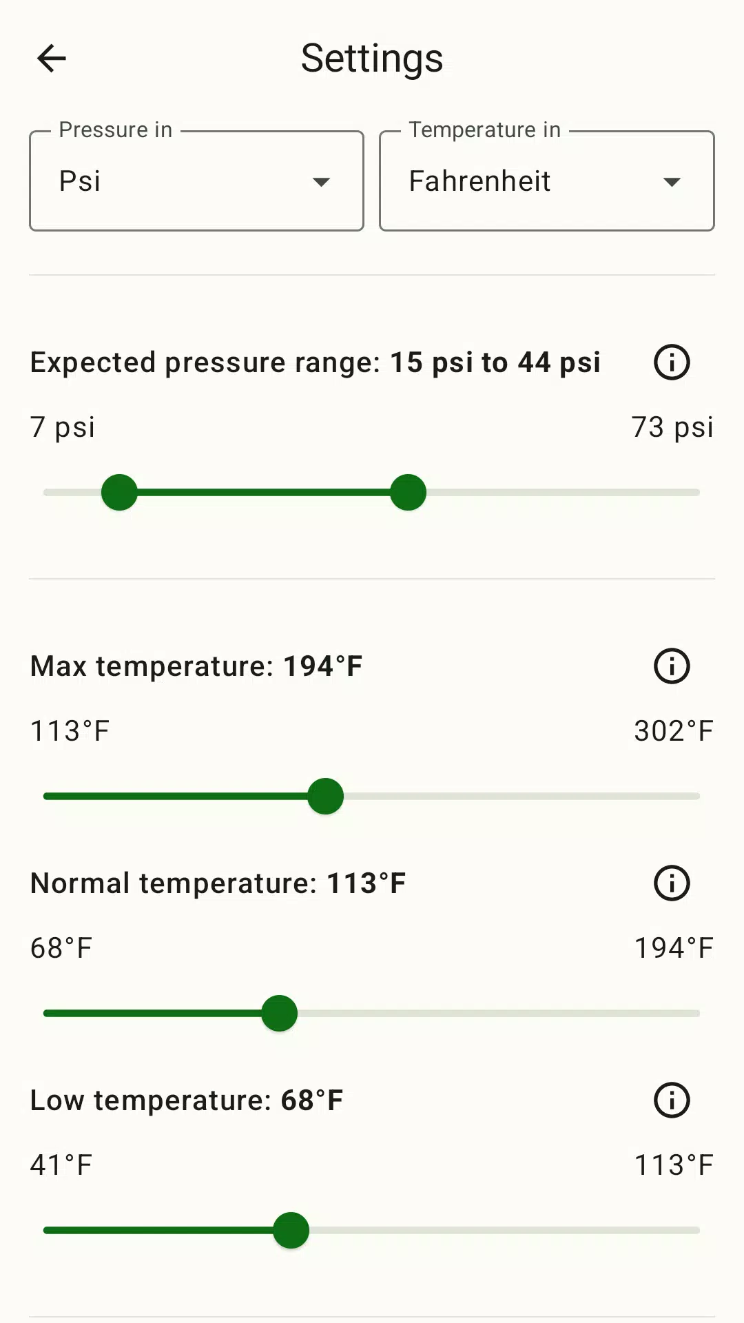 TPMS Advanced Captura de pantalla 2