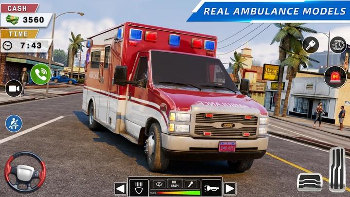 Rescue Ambulance American 3D スクリーンショット 4