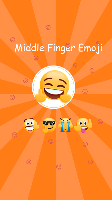 Middle Finger Emoji Sticker 스크린샷 3