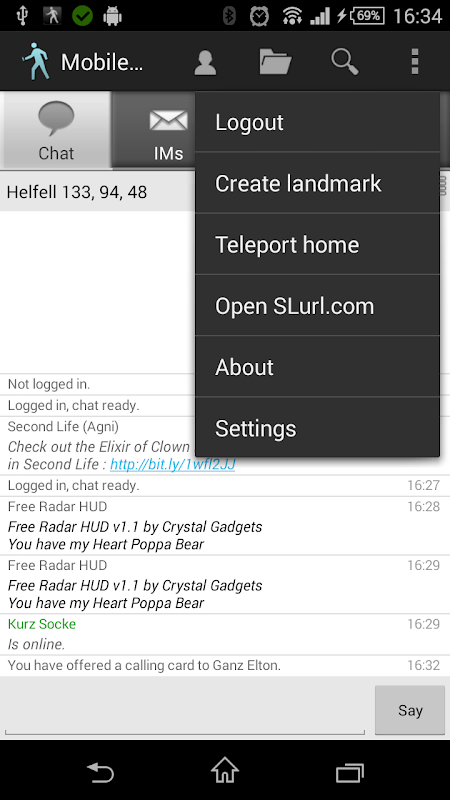 Mobile Grid Client 스크린샷 1