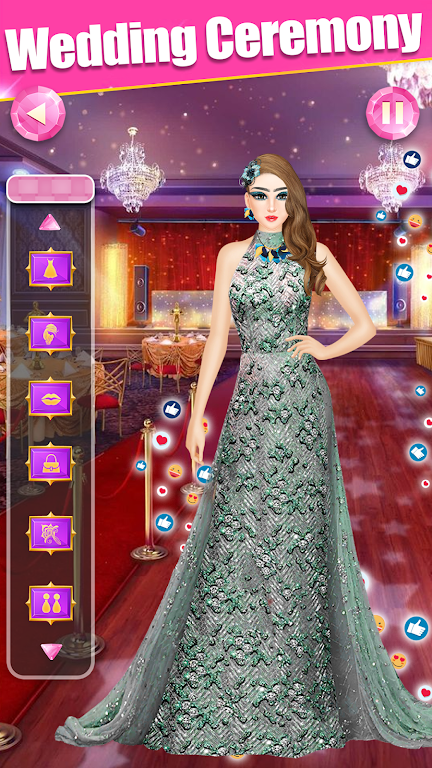 Dress Up Girls Makeup Game Captura de pantalla 4