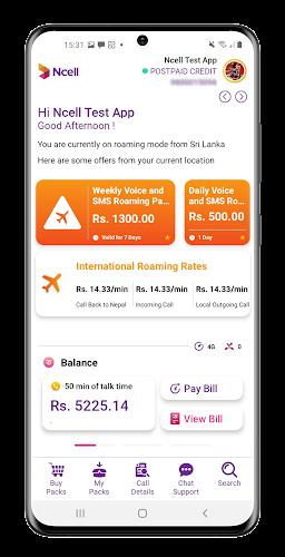 Ncell App: Recharge, Buy Packs Captura de tela 2